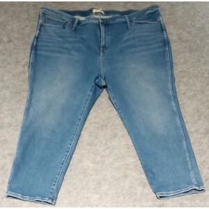 Madewell Jeans Women's 37P (45x27) Blue Stovepipe Medium Wash Denim